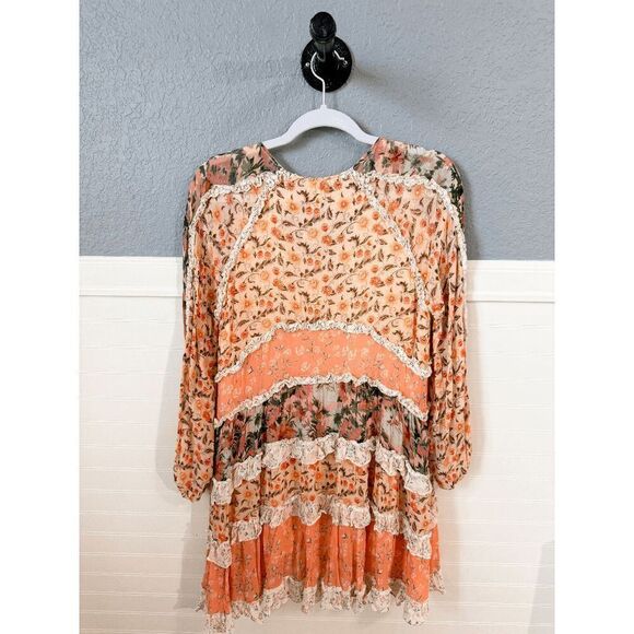 Verb by Pallavi Singhee Long-Sleeve Tiered Mini Dress - Picture 6 of 7